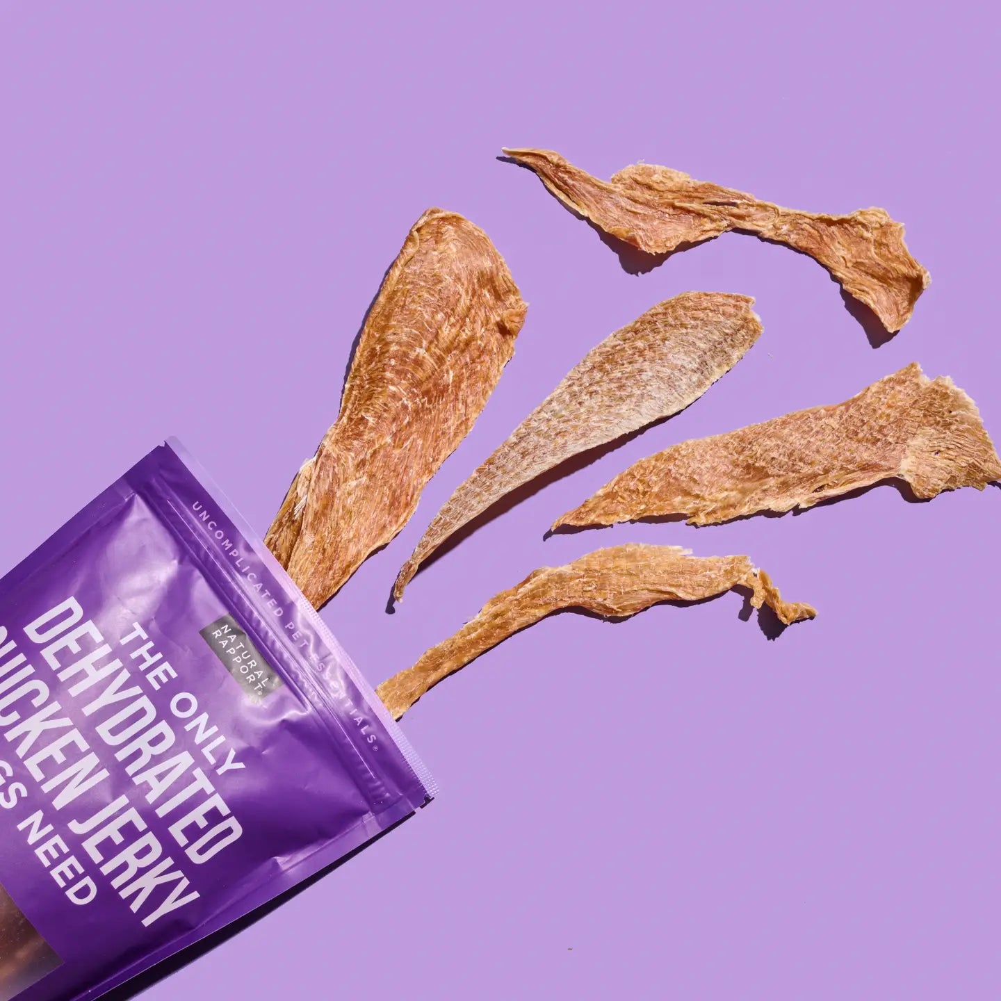 Dehydrated Chicken Jerky, 8oz.