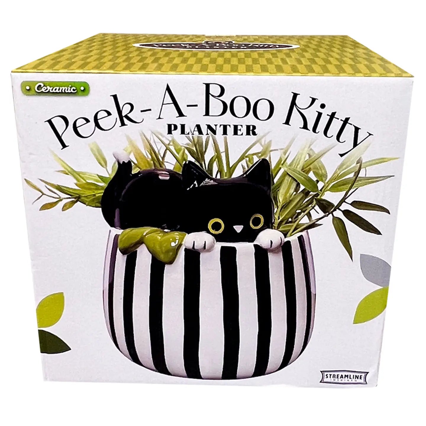 Peek-A-Boo Kitty Planter