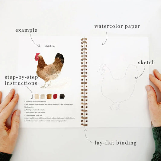 Camping- Watercolor Workbooks