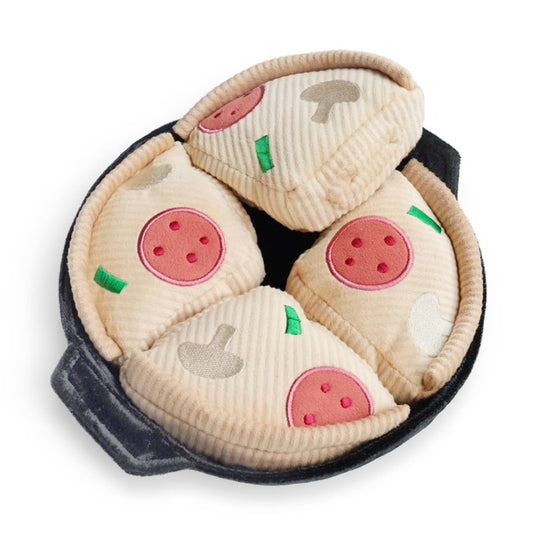Deep Dish Pizza Dog Toy