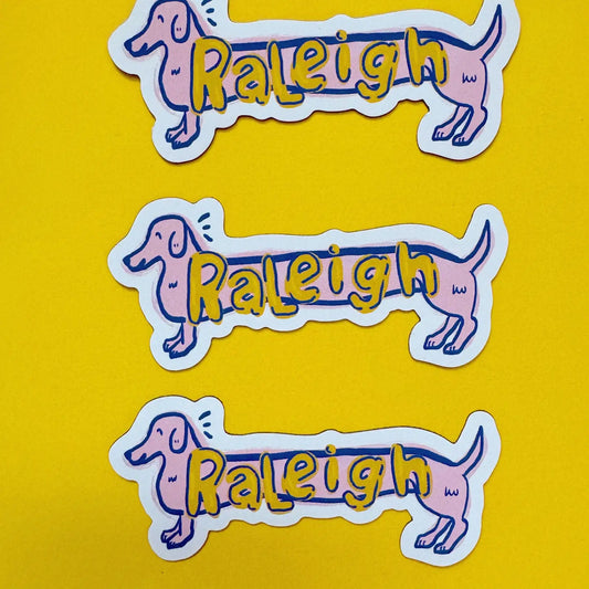Raleigh Dog Magnet