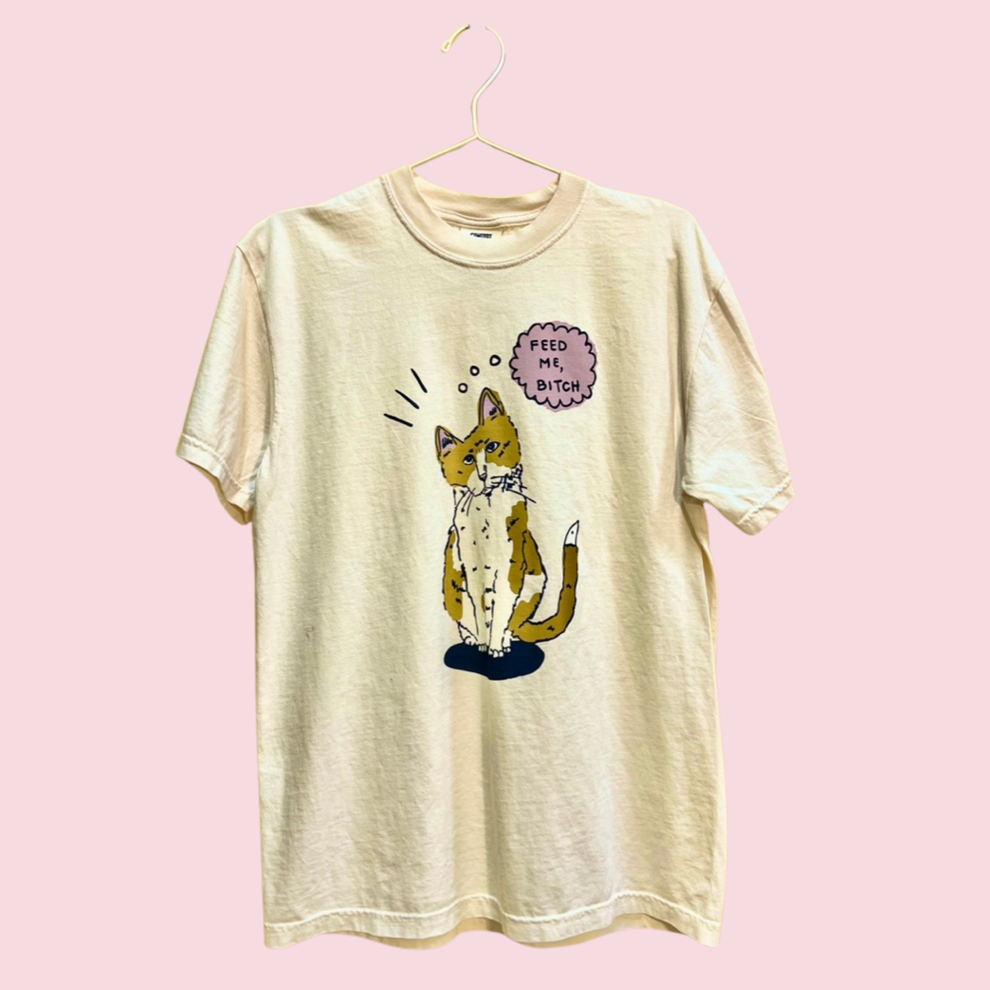 “Feed Me Bitch!” Cat Shirt