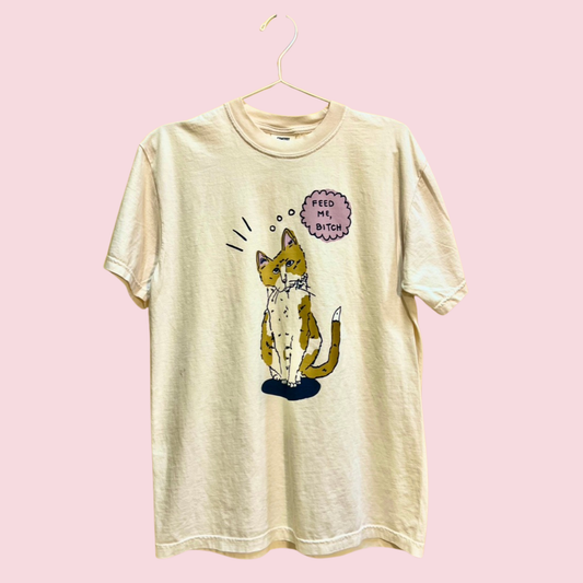 “Feed Me Bitch!” Cat Shirt