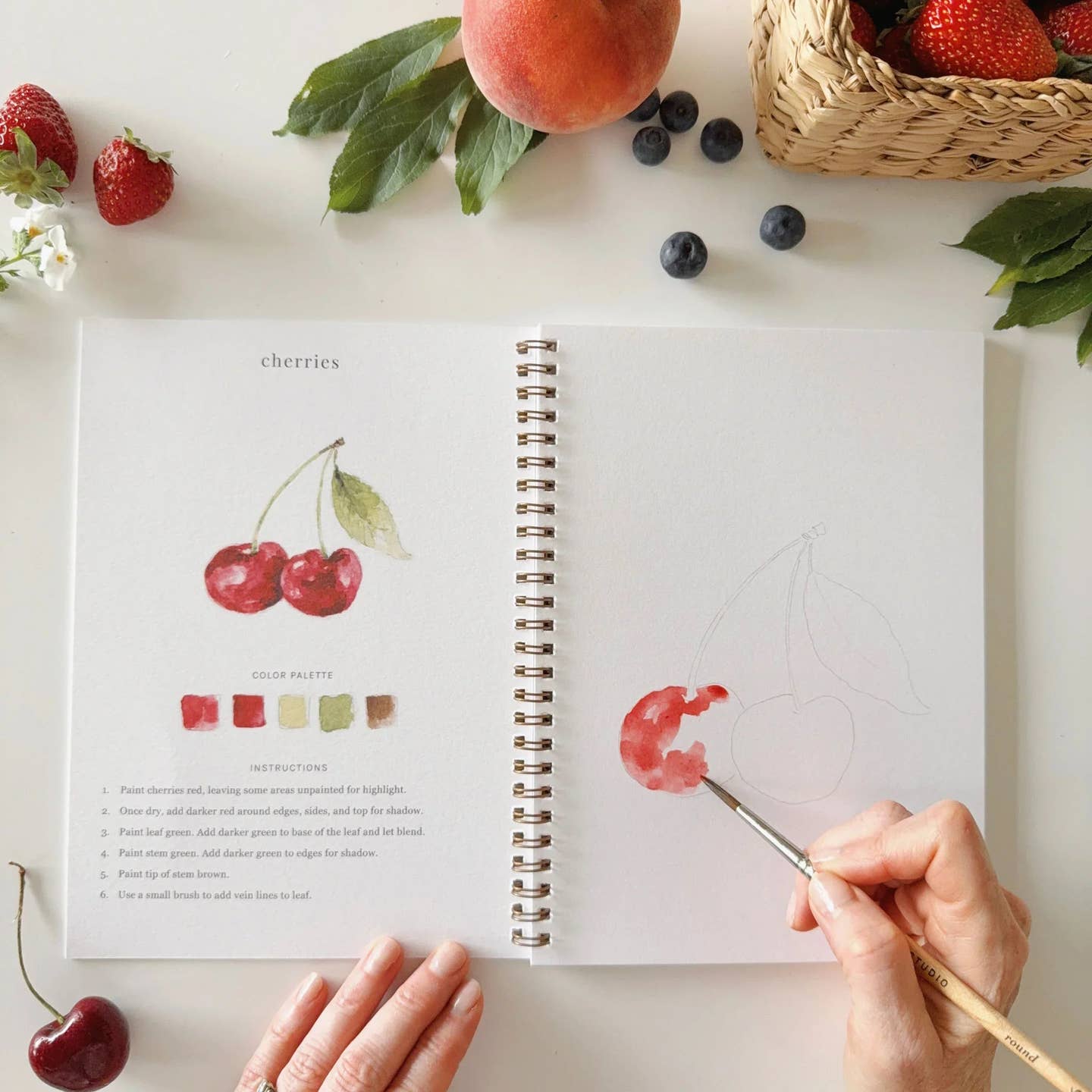 Fruit-Watercolor Workbooks
