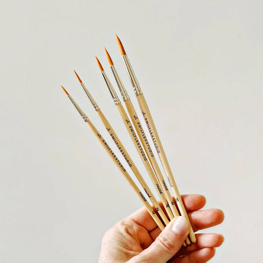 Watercolor Paintbrush-Set of 5