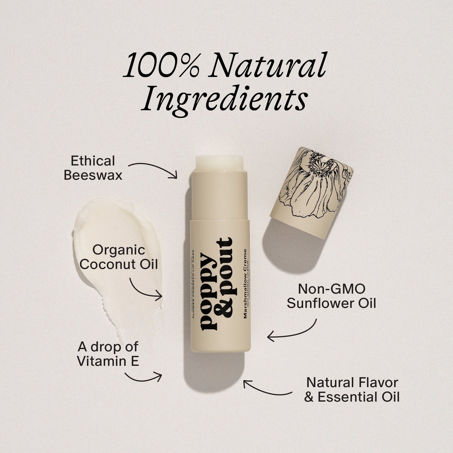 Marshmallow Creame-Lip Balm