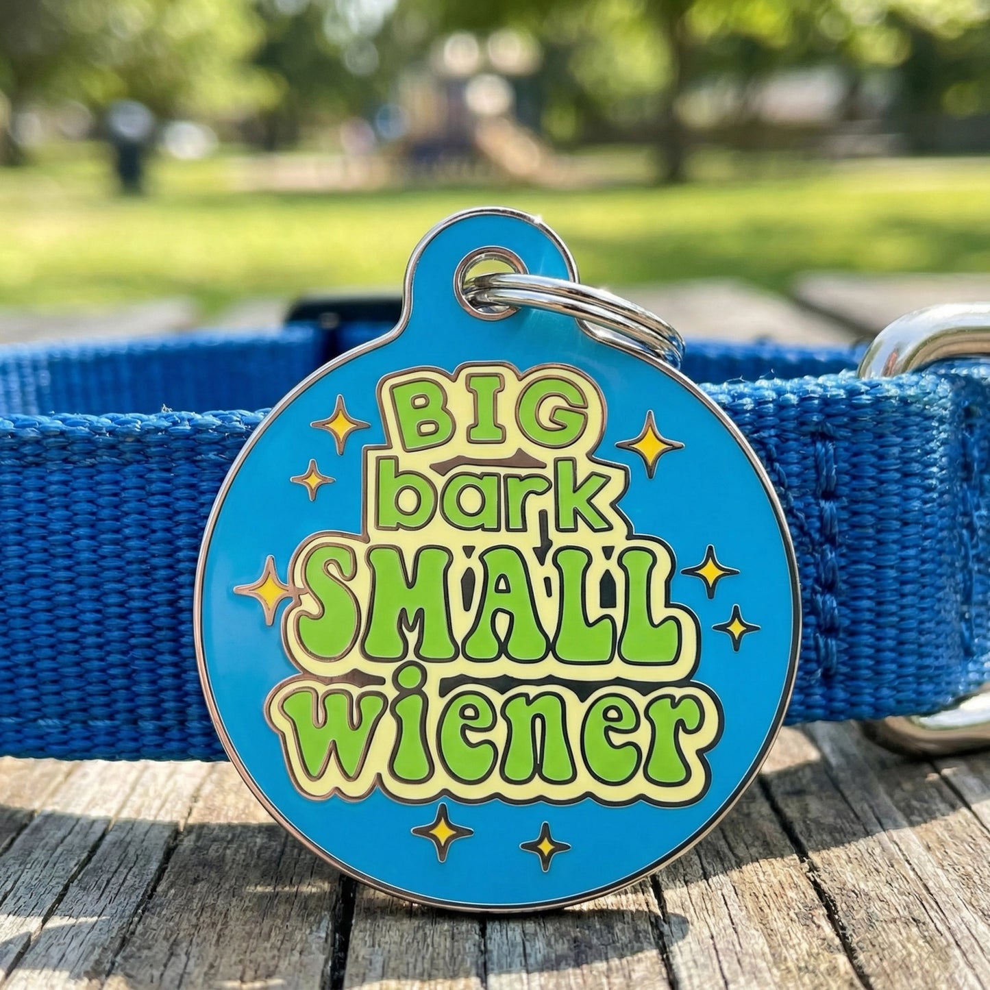 Pet ID Tags-Big Bark Small Wiener