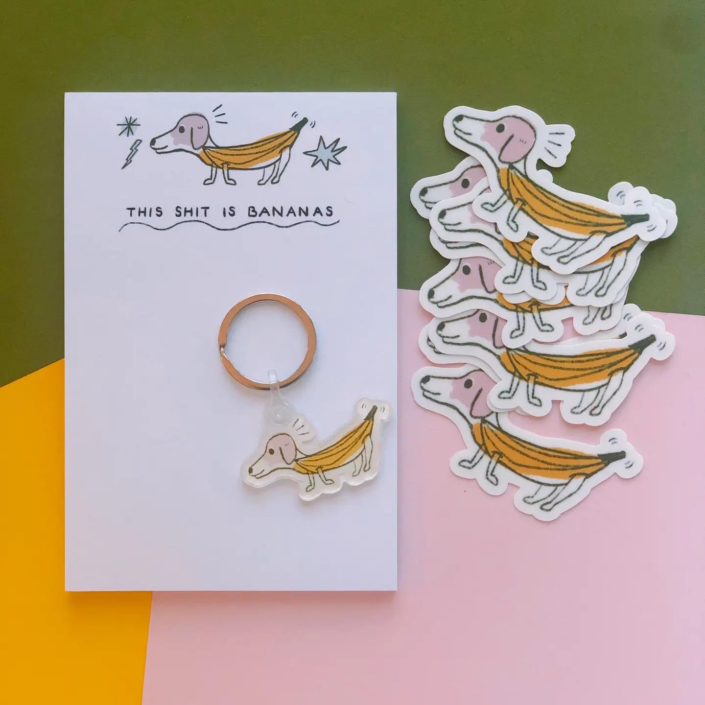 Banana Dog Notepad