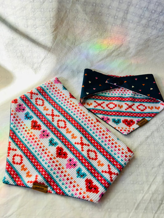 Valentine Bandana-Large