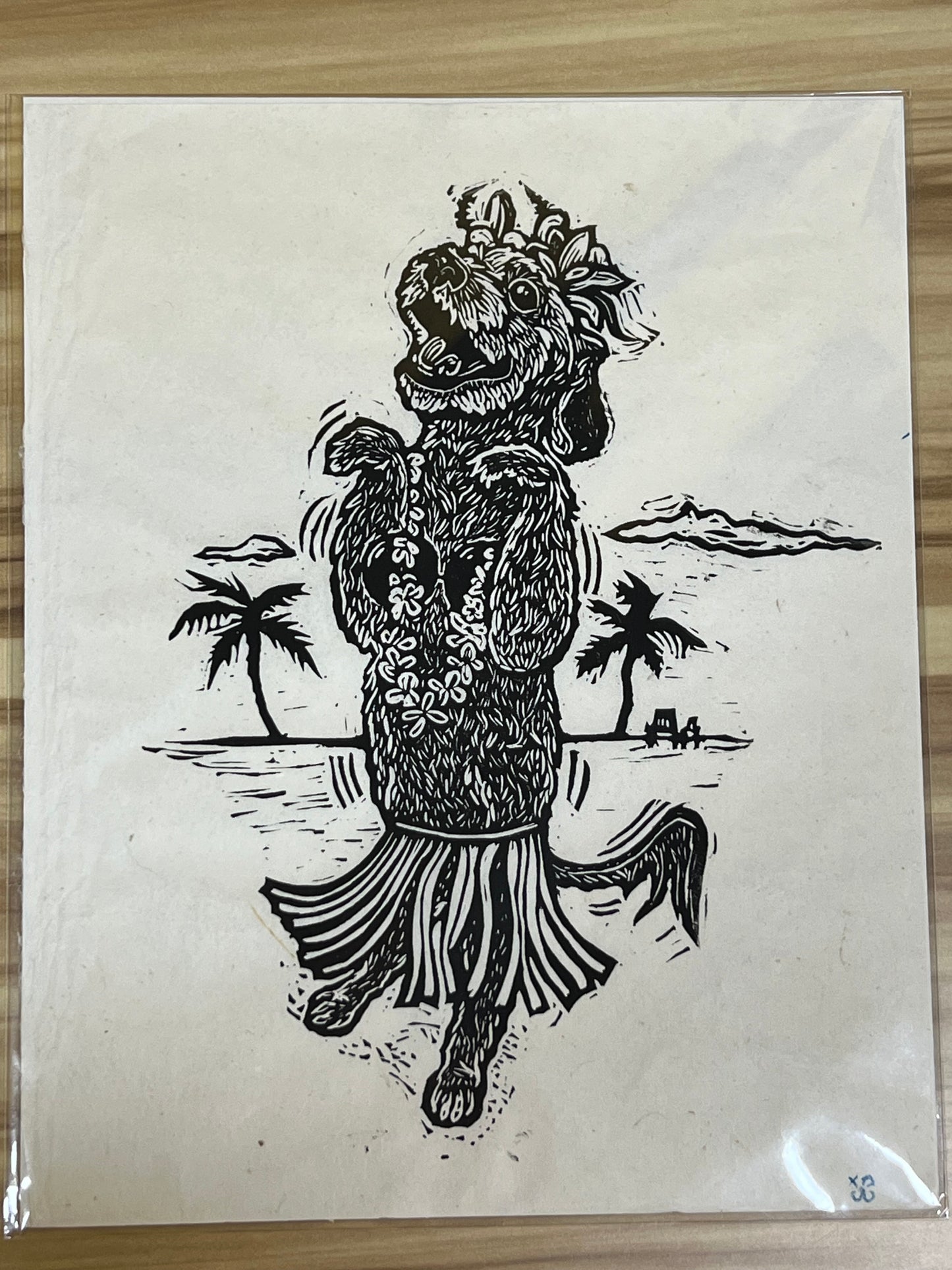 Hula Prints- Cap' n Mikey