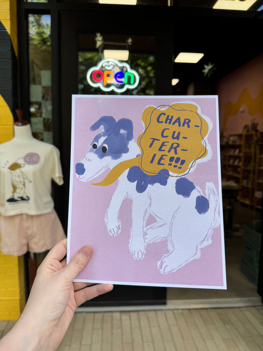 Charcuterie! Dog Print 8x10