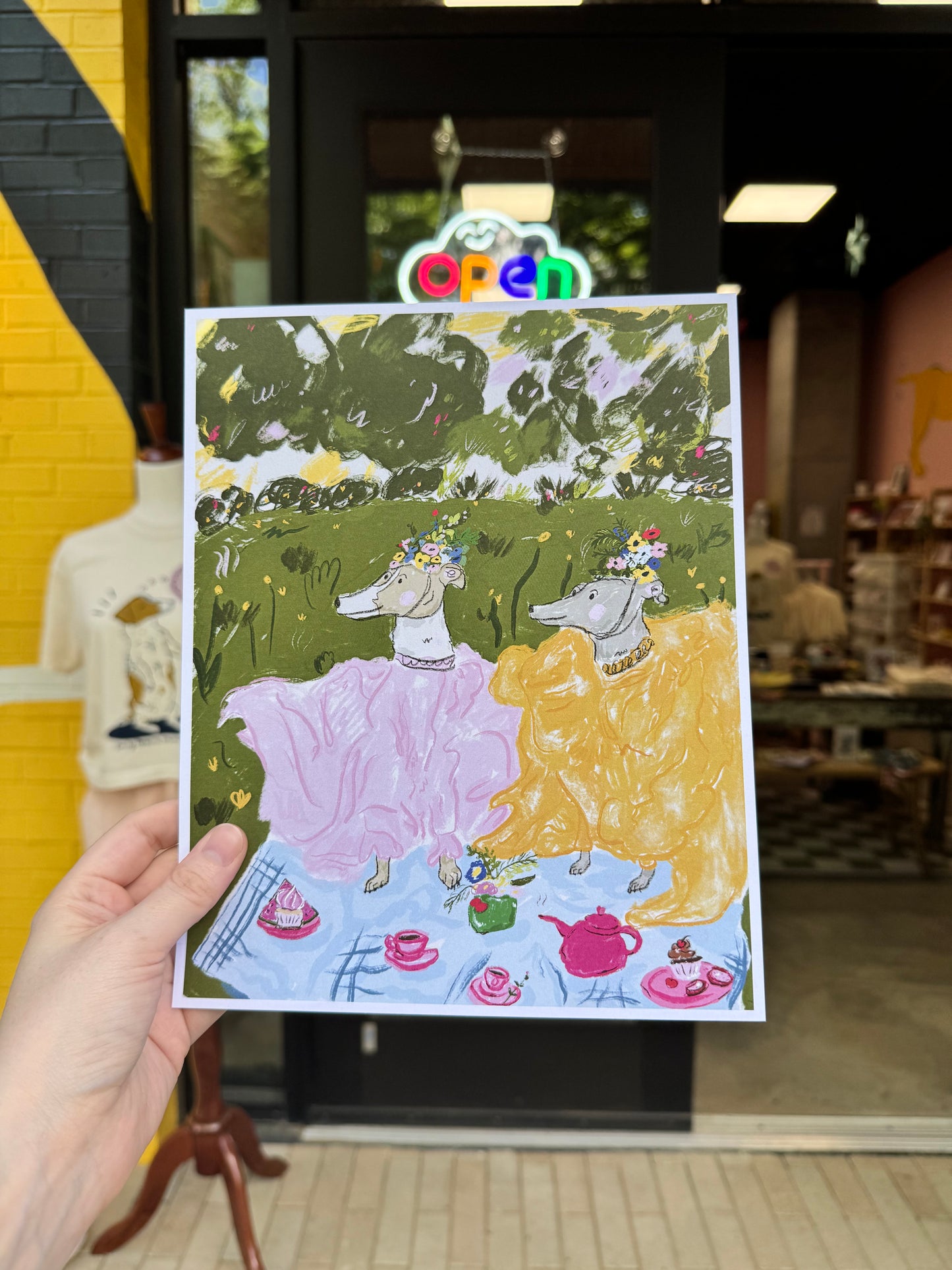 Iggys - A spot of tea Print 8x10