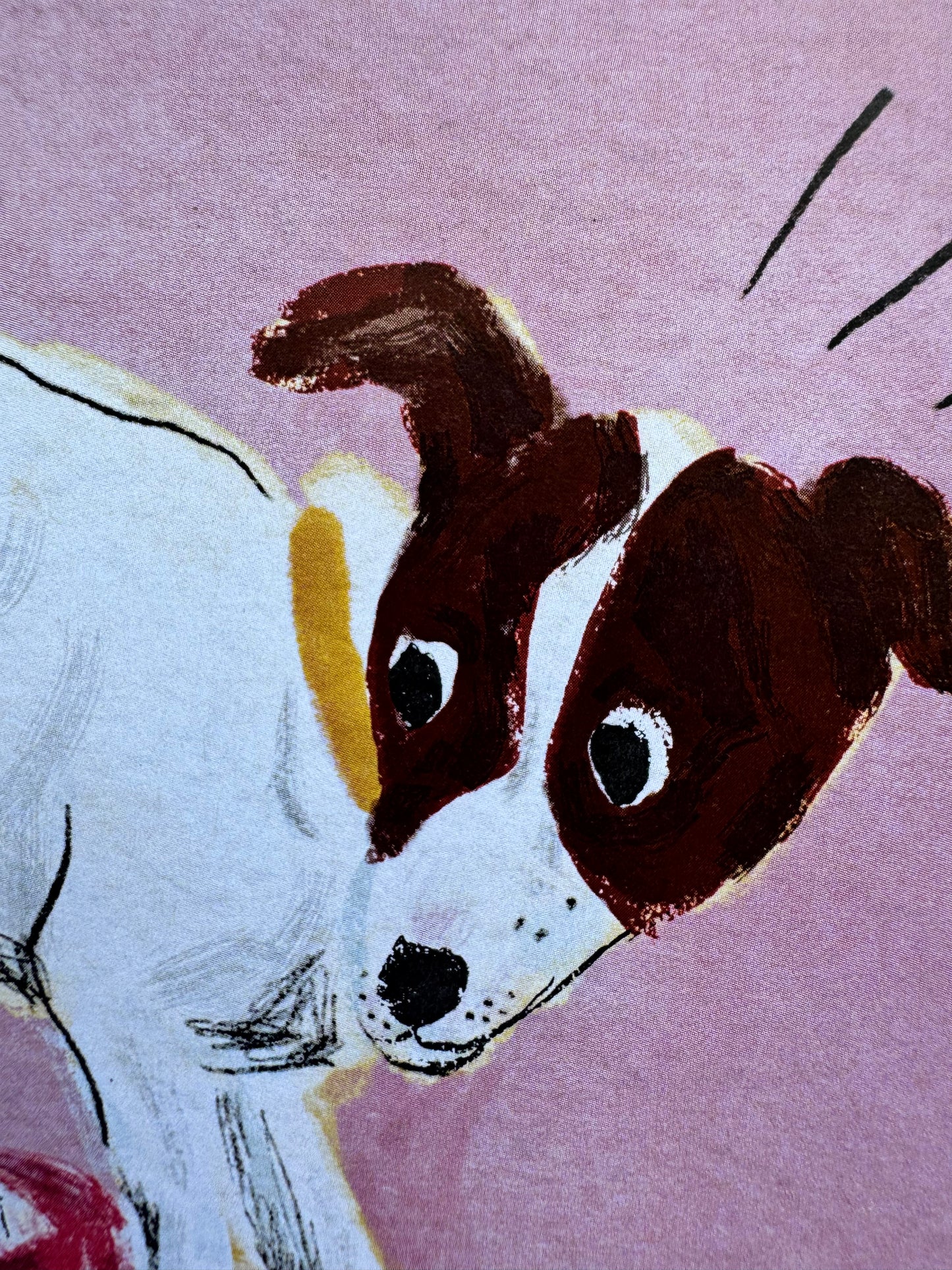 Dog on Ball Print 8x10