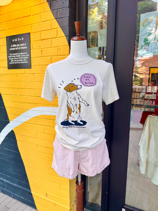 Dog “Feed Me Bitch!” T-Shirt