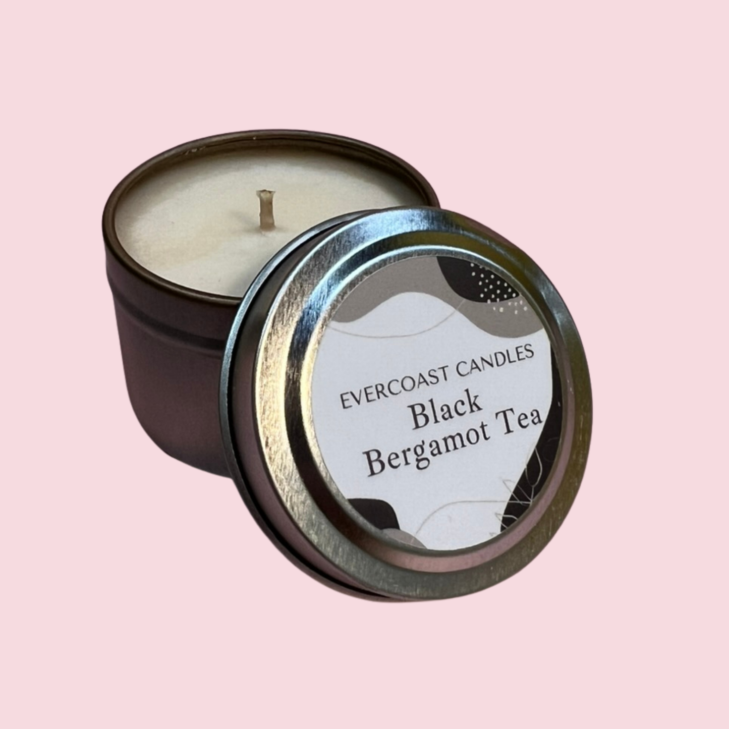 Black Bergamot Tea Soy Candle, 2.0oz
