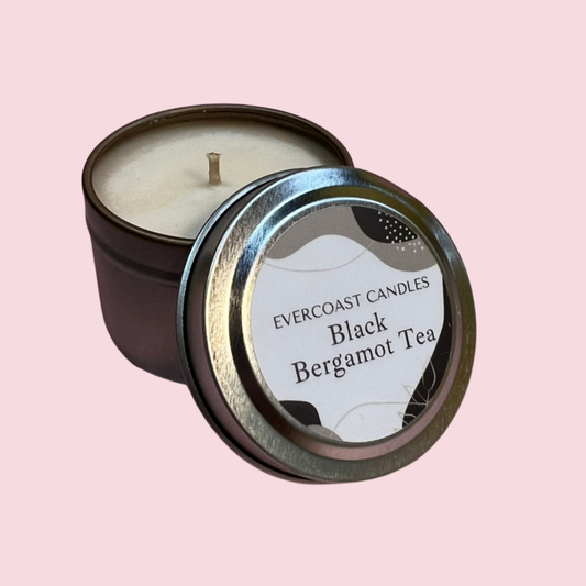 Black Bergamot Tea Soy Candle, 2.0oz