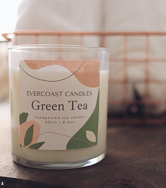 Green Tea Soy Candle, 8.5oz