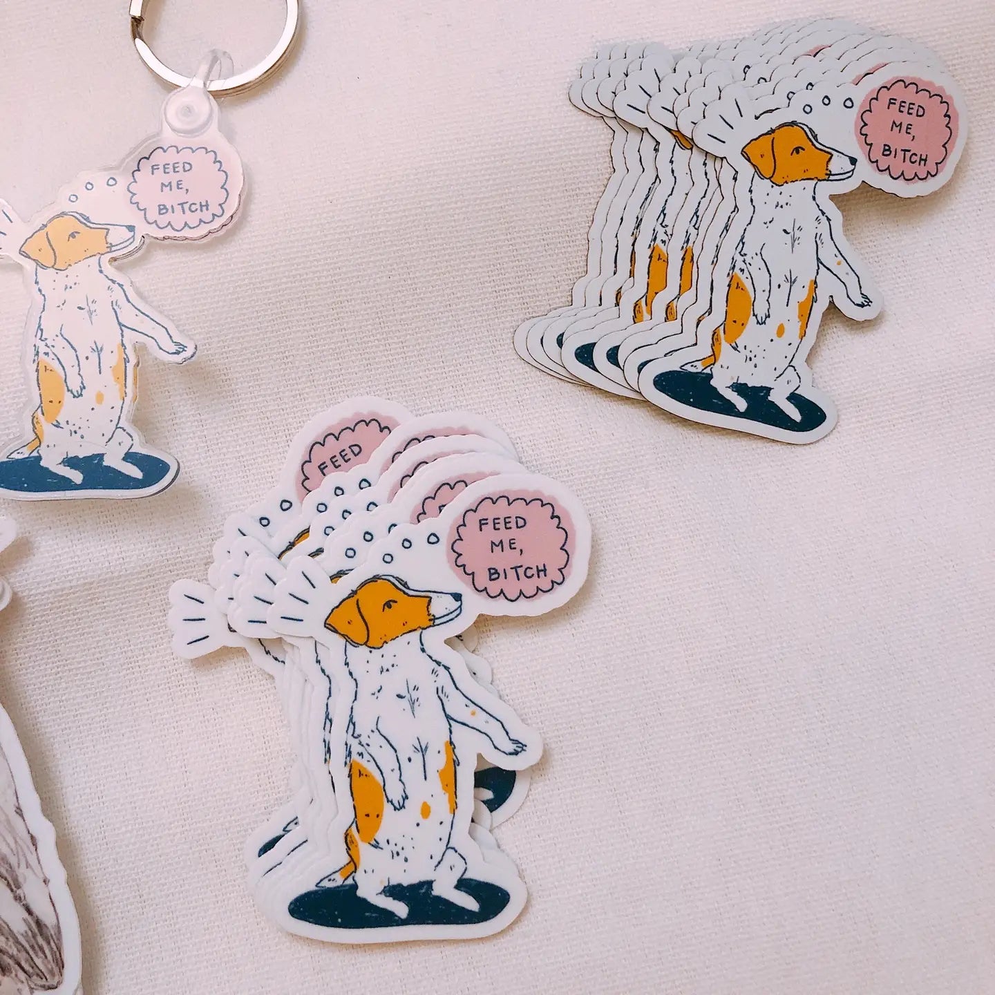 “Feed Me Bitch!” Dog Magnet