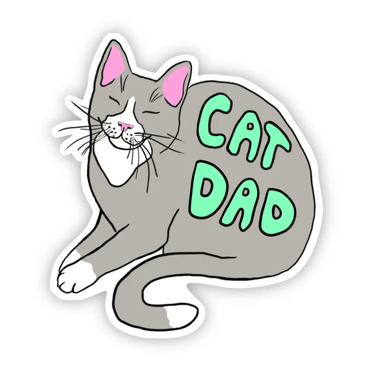 Cat Dad Sticker