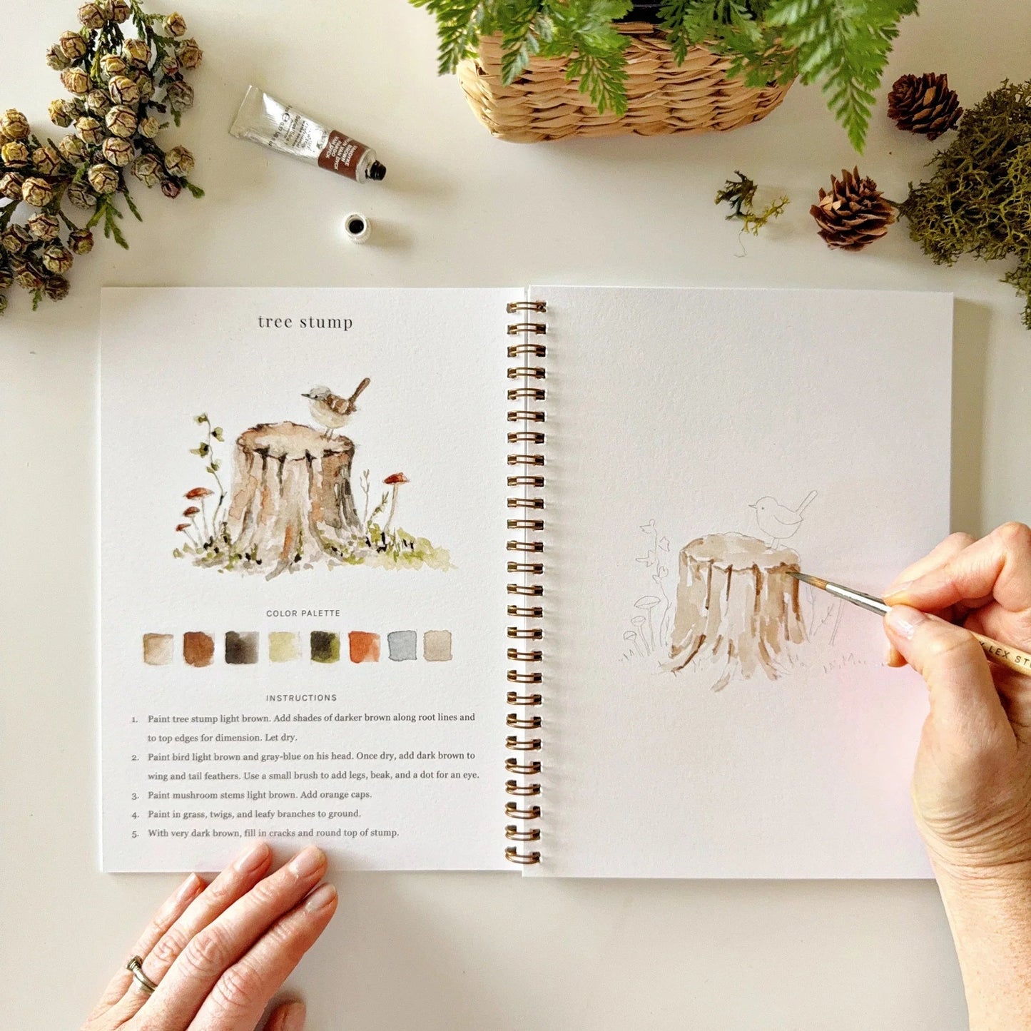 Woodland-Watercolor Workbooks