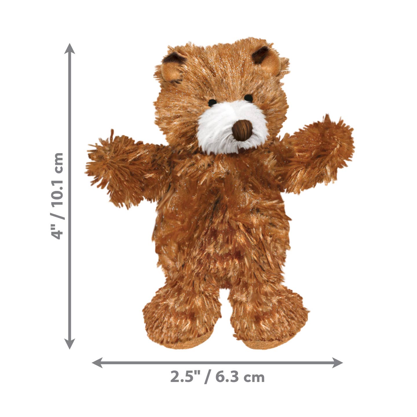 KONG Dr.Noyz Teddy Bear Dog Toy-Xs