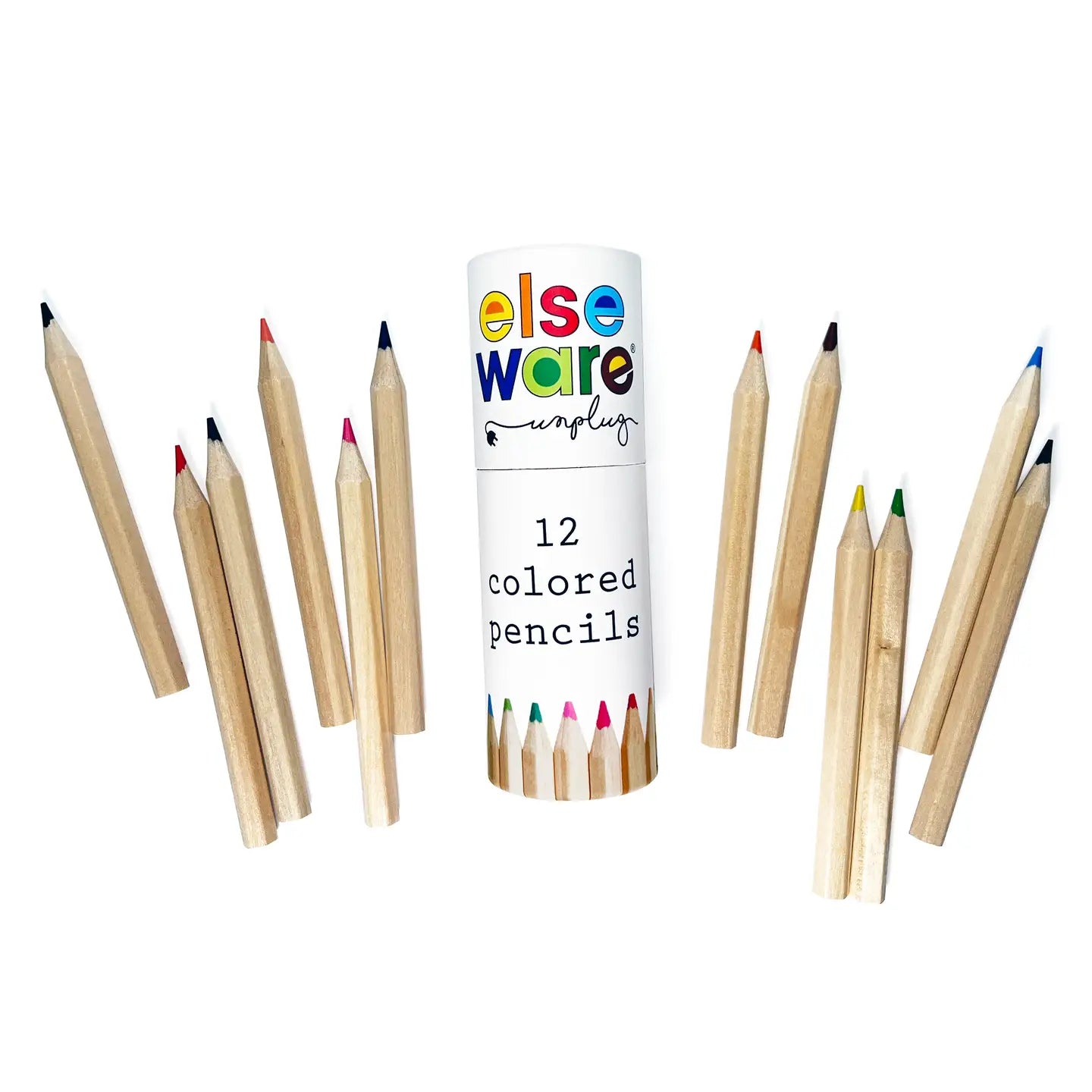 Color pencils- 12 colors-Travel Size