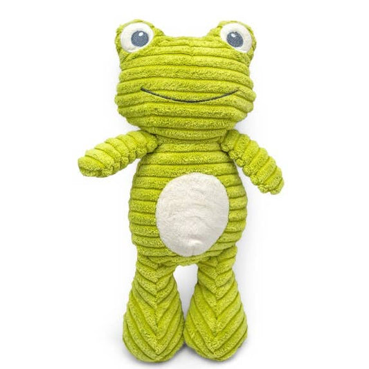 Thoozypet Tuff & Cuddle Frog Dog Toy