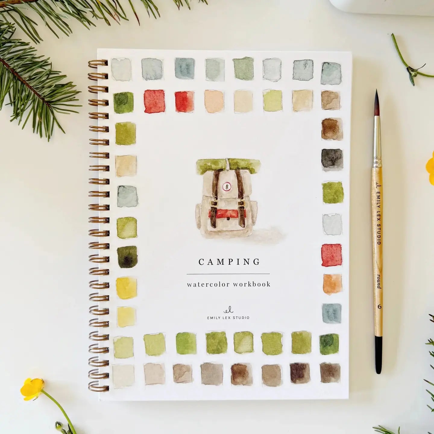 Camping- Watercolor Workbooks