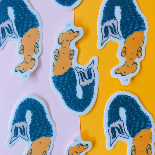 Mermaid Dog Sticker