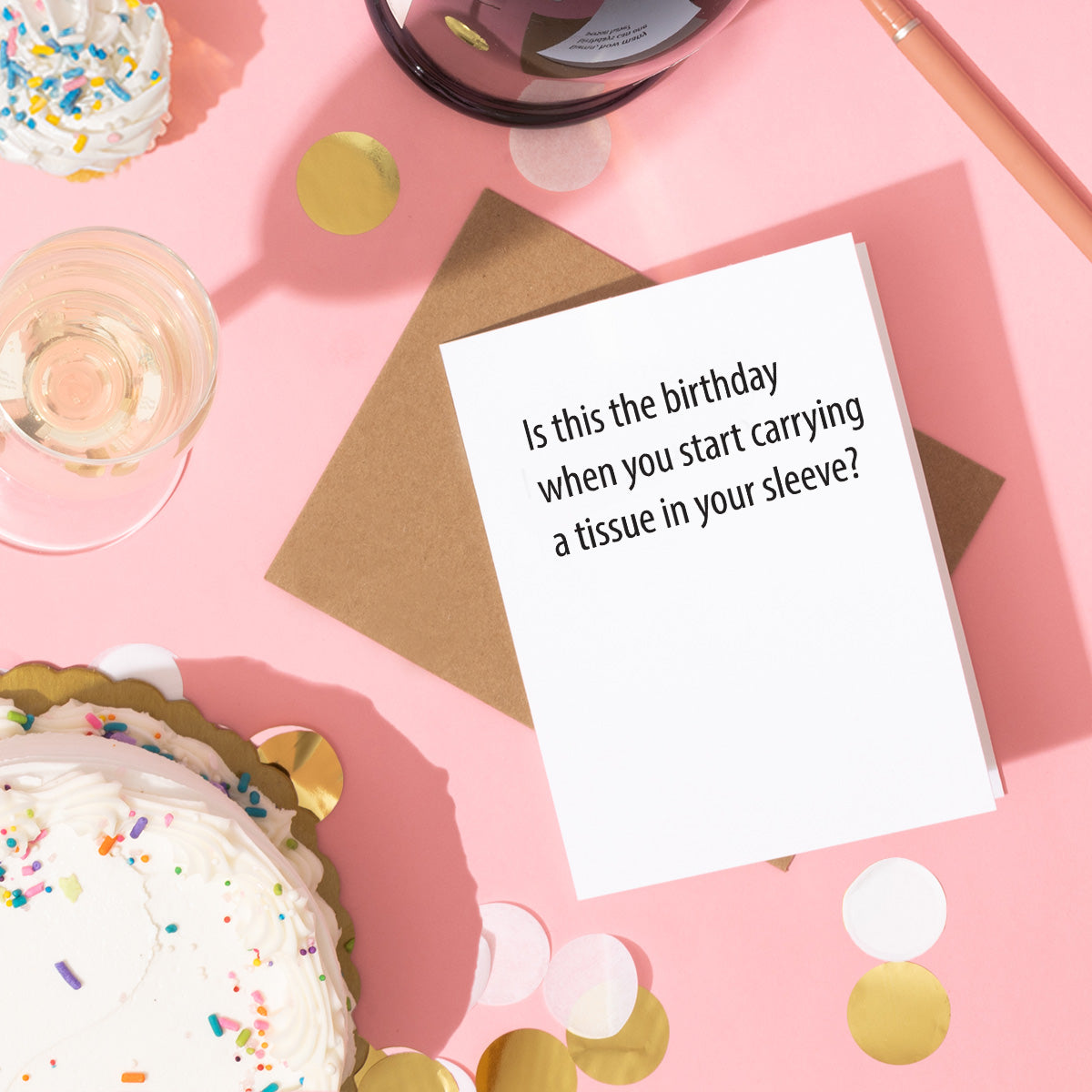 Tissue - Birthday card