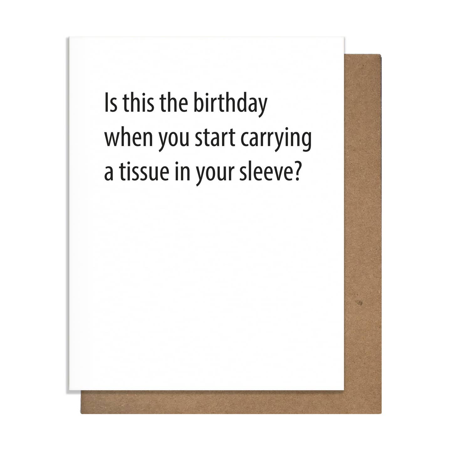 Tissue - Birthday card