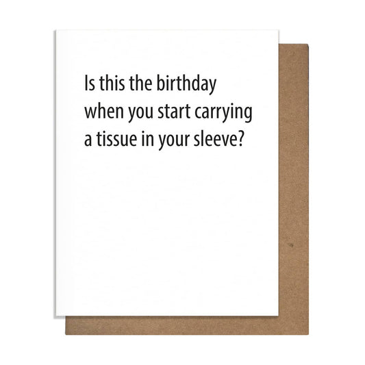 Tissue - Birthday card