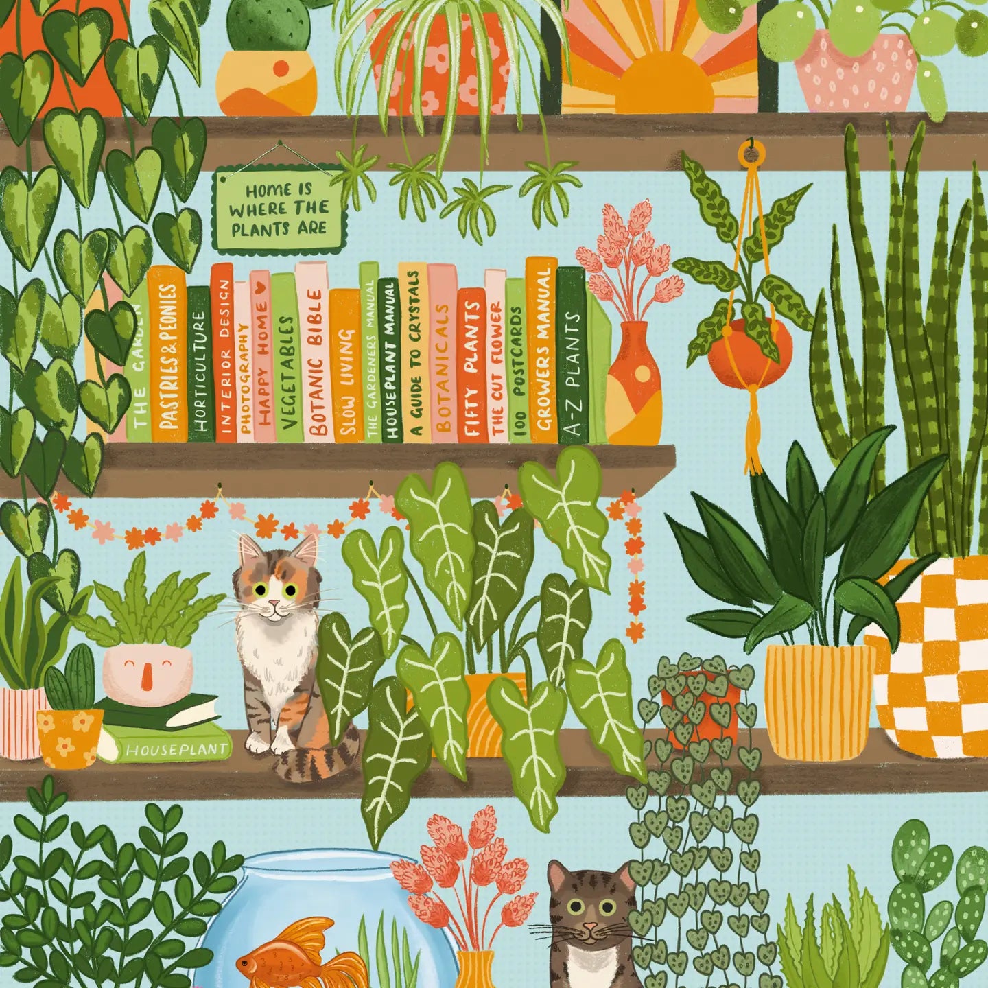 That Plant Life! 1000 Piece Cat Puzzle