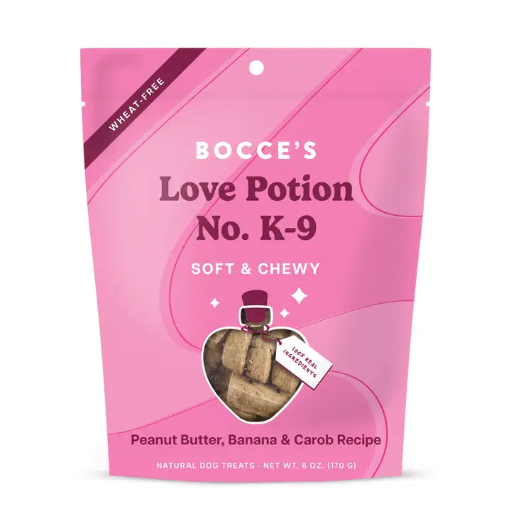 Bocce’s Bakery Love Potion No K-9, Soft & Chewy-6oz