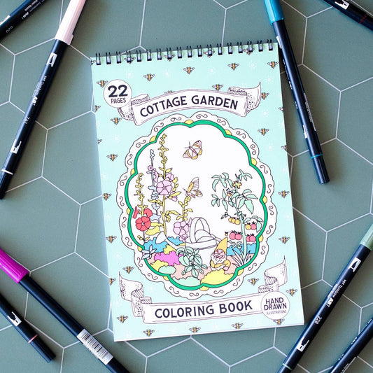 Cottage Garden - Coloring Book