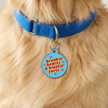 Pet ID Tags-Breaking Heart, Blasting Farts
