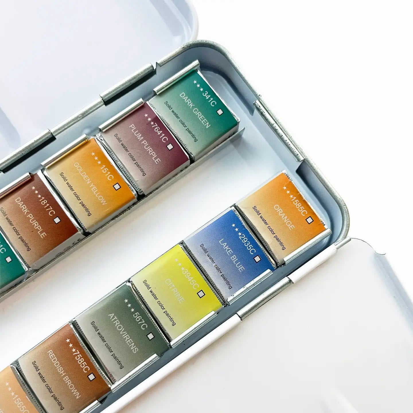 Watercolor Set - Travel-Friendly - 12 Colors