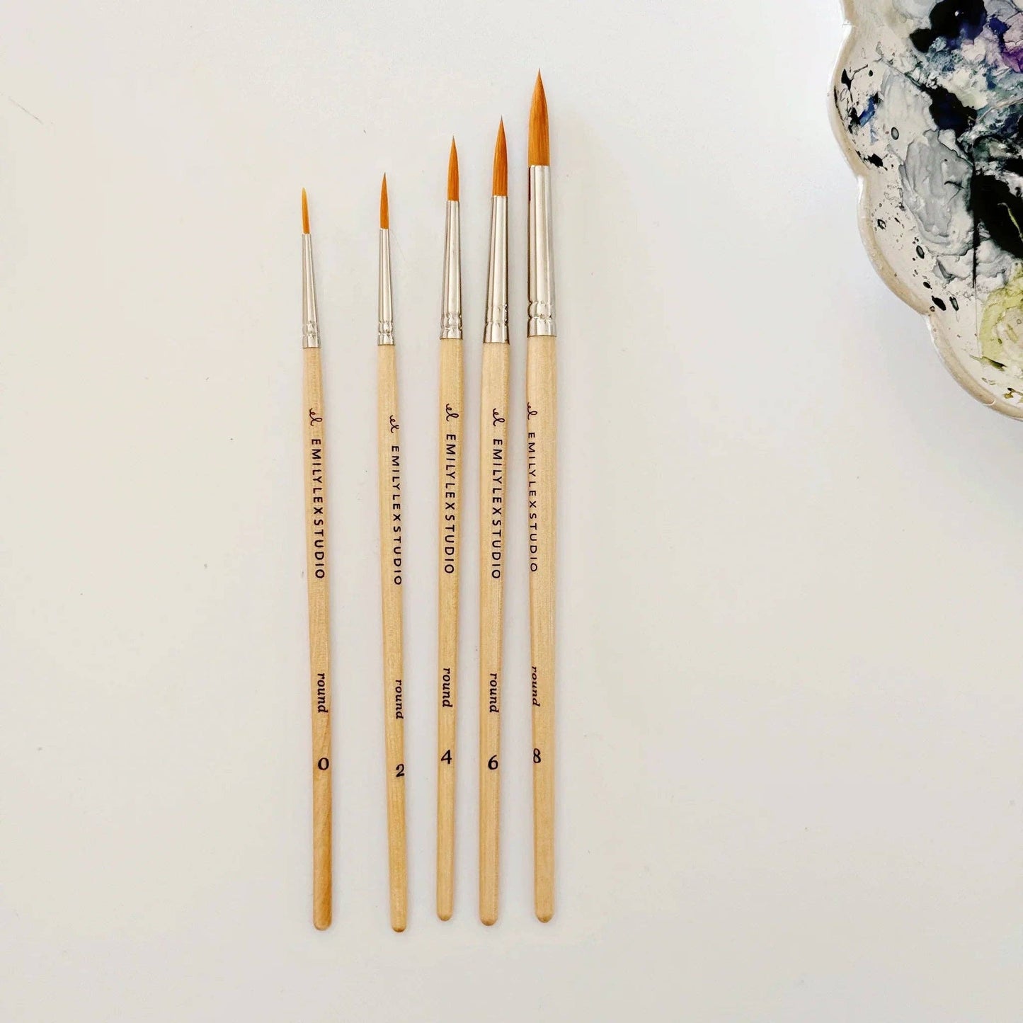 Watercolor Paintbrush-Set of 5