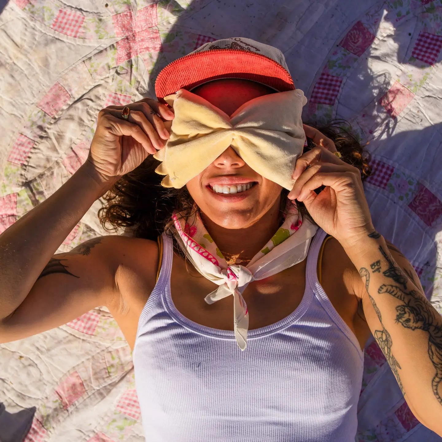 Lavender Scented Farfalle Pasta Eye Pillow