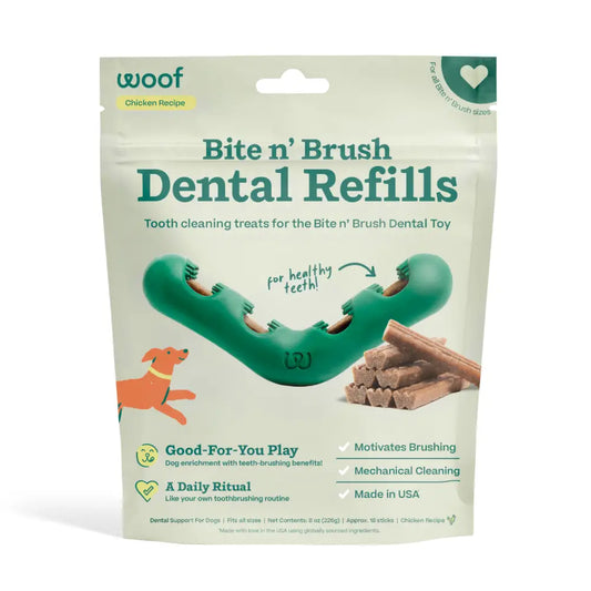 Bite n' Brush Dental Refills- Beef