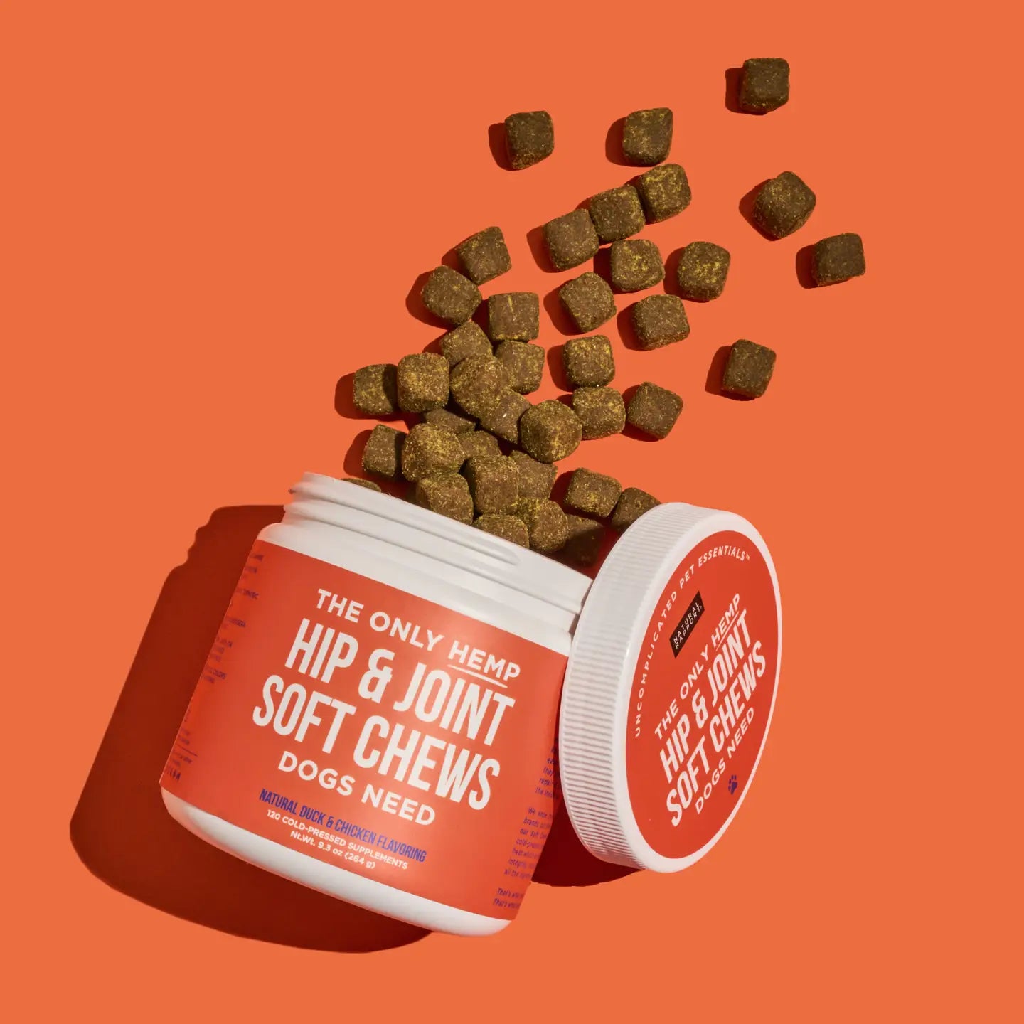 Hemp Hip + Joint Soft Chews, 120ct.