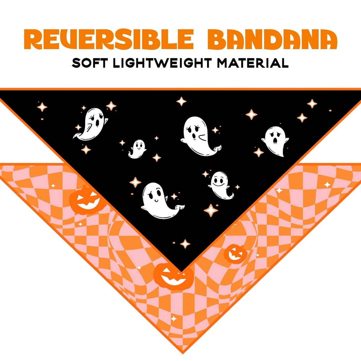 Halloween Bandana- Reversible