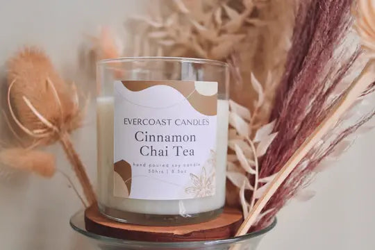 Evercoast Candle, Cinnamon Chai Tea - 8.5oz.