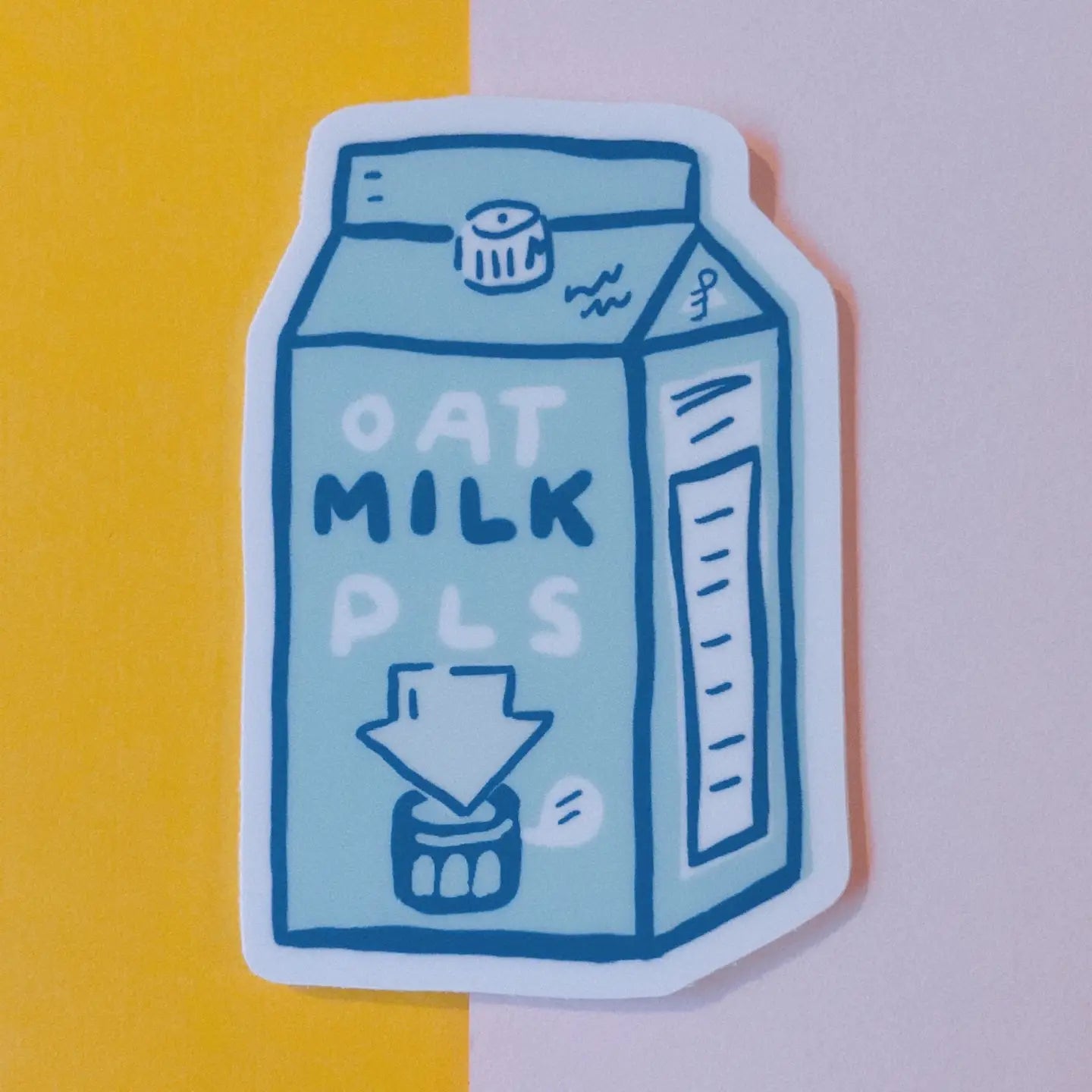 Oat Milk Pls Sticker