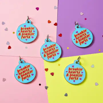 Pet ID Tags-Breaking Heart, Blasting Farts