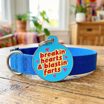 Pet ID Tags-Breaking Heart, Blasting Farts