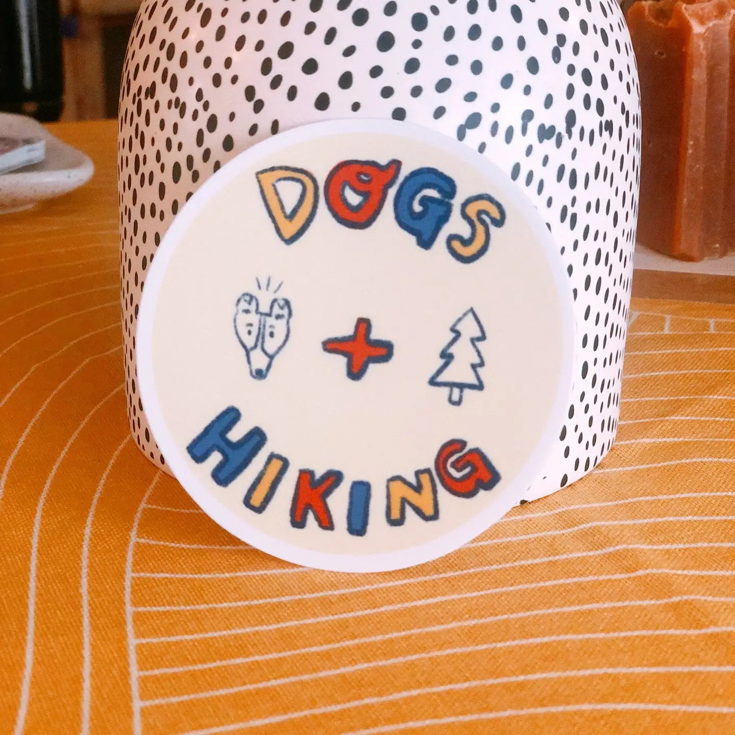 Dogs + Hiking Sticker