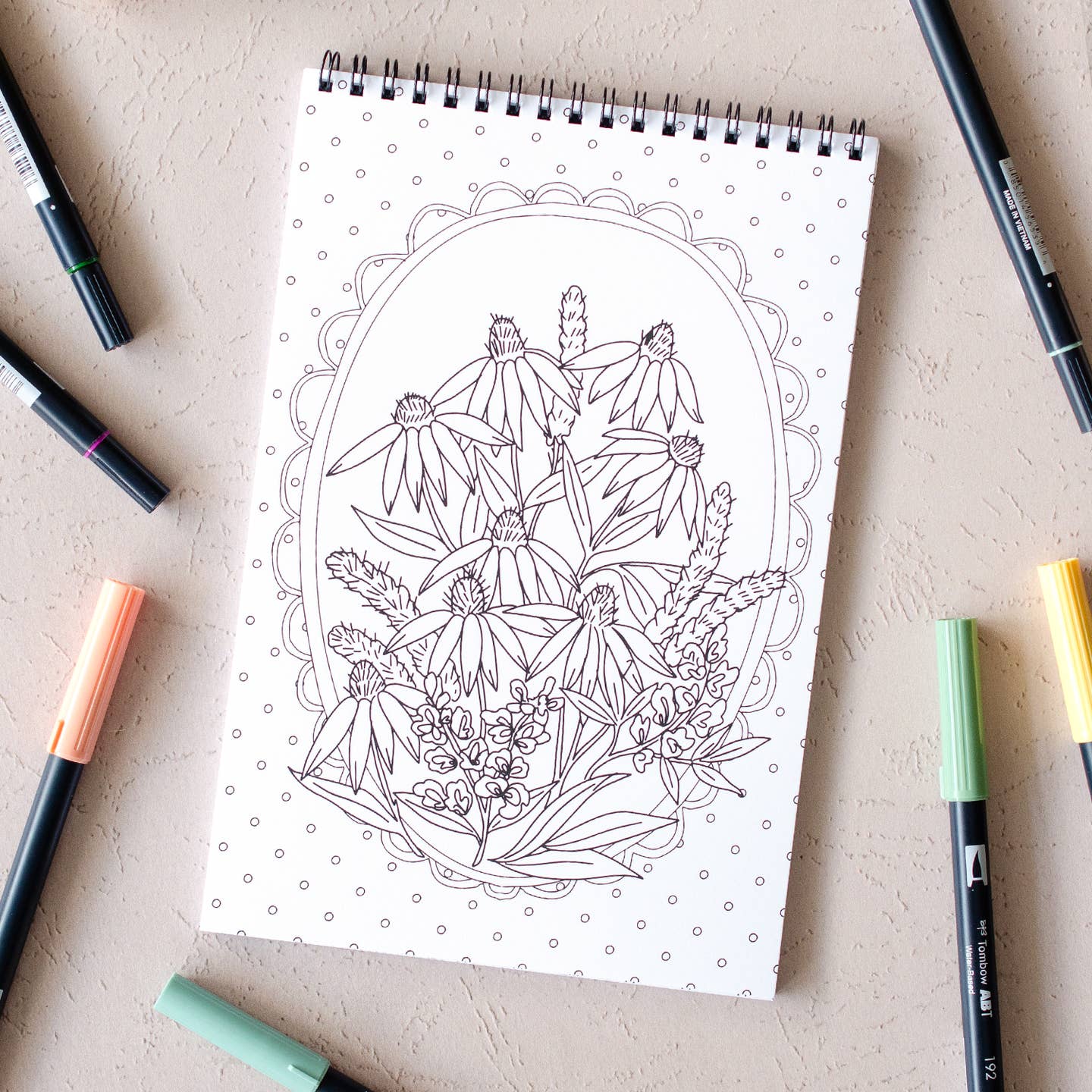 Wildflower- Coloring Books