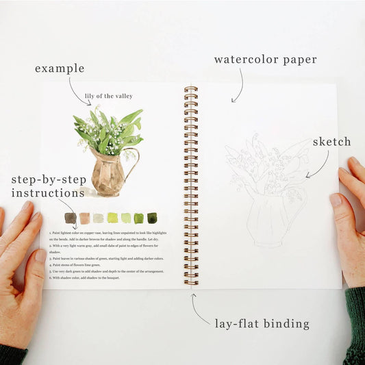 Bouquets- Watercolor Workbooks