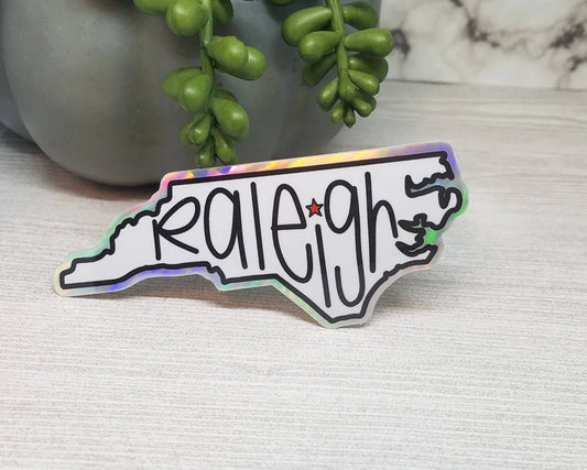 Raleigh Holographic Sticker